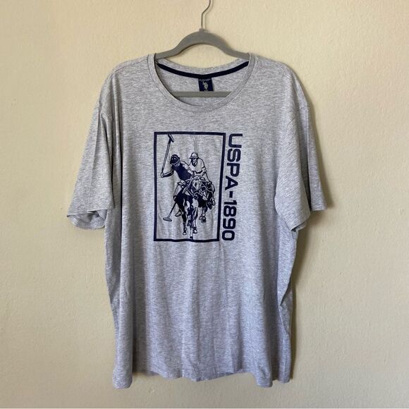 U.S. Polo Assn. T Shirt Gray Tee Short Sleeve Size XXL - Picture 8 of 12